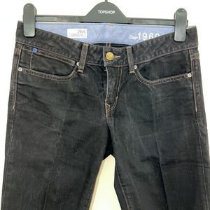 GAP 1969 ALWAYS SKINNY BLACK COLOR SIZE 28/6
